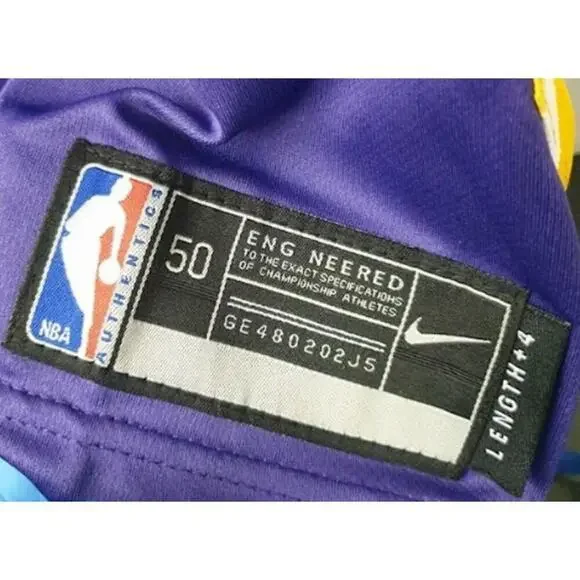 NWT Lonzo Ball Los Angeles Lakers #2 Nike Swingman Jersey SZ 50 - Picture 3 of 4